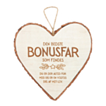Den Bedste Bonusfar Trähjärta Beige