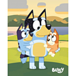 Bluey® Familj Fleecefilt