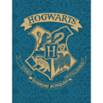 Harry Potter® Hogwarts Fleecefilt Blå