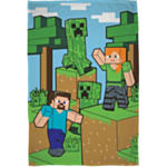 Minecraft® Äventyr Fleecefilt