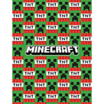 Minecraft® TNT Fleecefilt