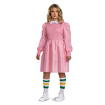 Stranger Things® Eleven Rosa Klänningdräkt