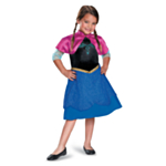 Frozen® Anna Traveling Basic barnkostym