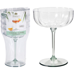 Facetterat Cocktailglas Genomskinligt