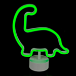 Dinosaurie Neon Lampa
