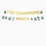 The Champions Party Fotboll Girlanger Grön/Guld