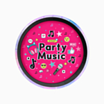 Party Music Papperstallrikar Rosa