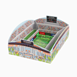 Fotbollsstadio Snacksbricka