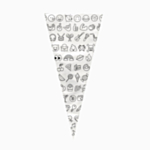 Emoji Strutpåsar Transparenta
