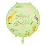 Happy Birthday Safari Folieballong