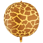 Girafffläckar Folieballong