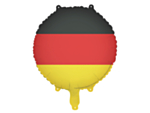 Rund Tysklandsflagga Folieballong