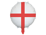 Rund England Flagga Folieballong