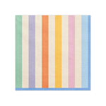 Randiga Servetter Pastell Multi