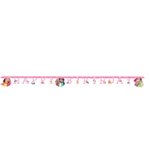Disney Princess® Happy Birthday Pappersgirlang Ljusrosa