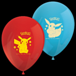 Pokémon® Latexballonger Röd/Blå