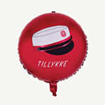 Studentmössa Folieballong Röd