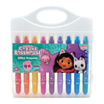 Gabbys Dockskåp® Silky Gel Färgkritor 9-pack