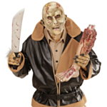 Zombie latexmask med öppen mun