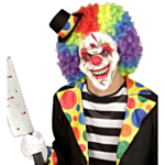 Skräckclown Halvmask