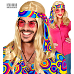 70-tals discoperuk blond med pannband