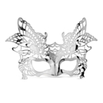 Venetiansk ögonmask silver