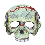 Zombiemask Grön