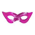 Paljettögonmask Rosa