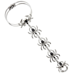 Spindelarmband med ring