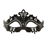 Venetiansk ögonmask svart