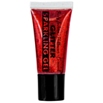 Glittergel Röd