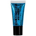 Glittergel Blå