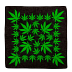 Cannabisbandana Svart/Grön