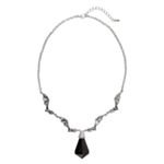 Fladdermus Halsband Med Svart Sten