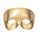 Fantom ögonmask guld