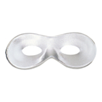 Maskerad ögonmask silver