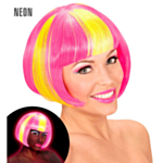 Neon Valentina Peruk Rosa/Gul