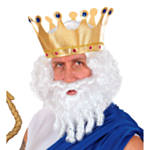 Poseidonperuk med skägg