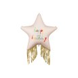 Happy Birthday Stjärna Heliumballong Guld 40cm main image 1