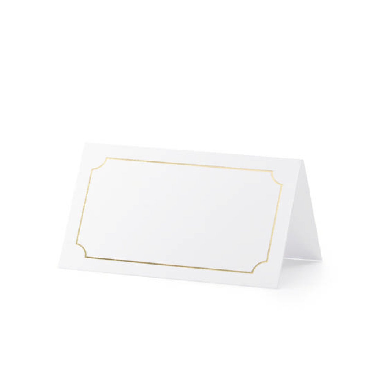 Placeringskort med Guld Ram 9.5x5.5cm