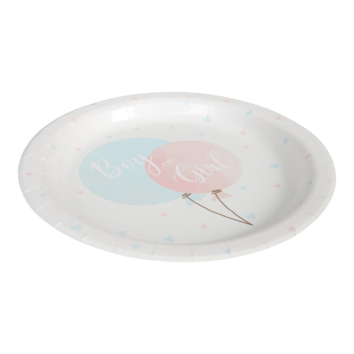 Papperstallrikar Baby Boy 10-pack 22 cm