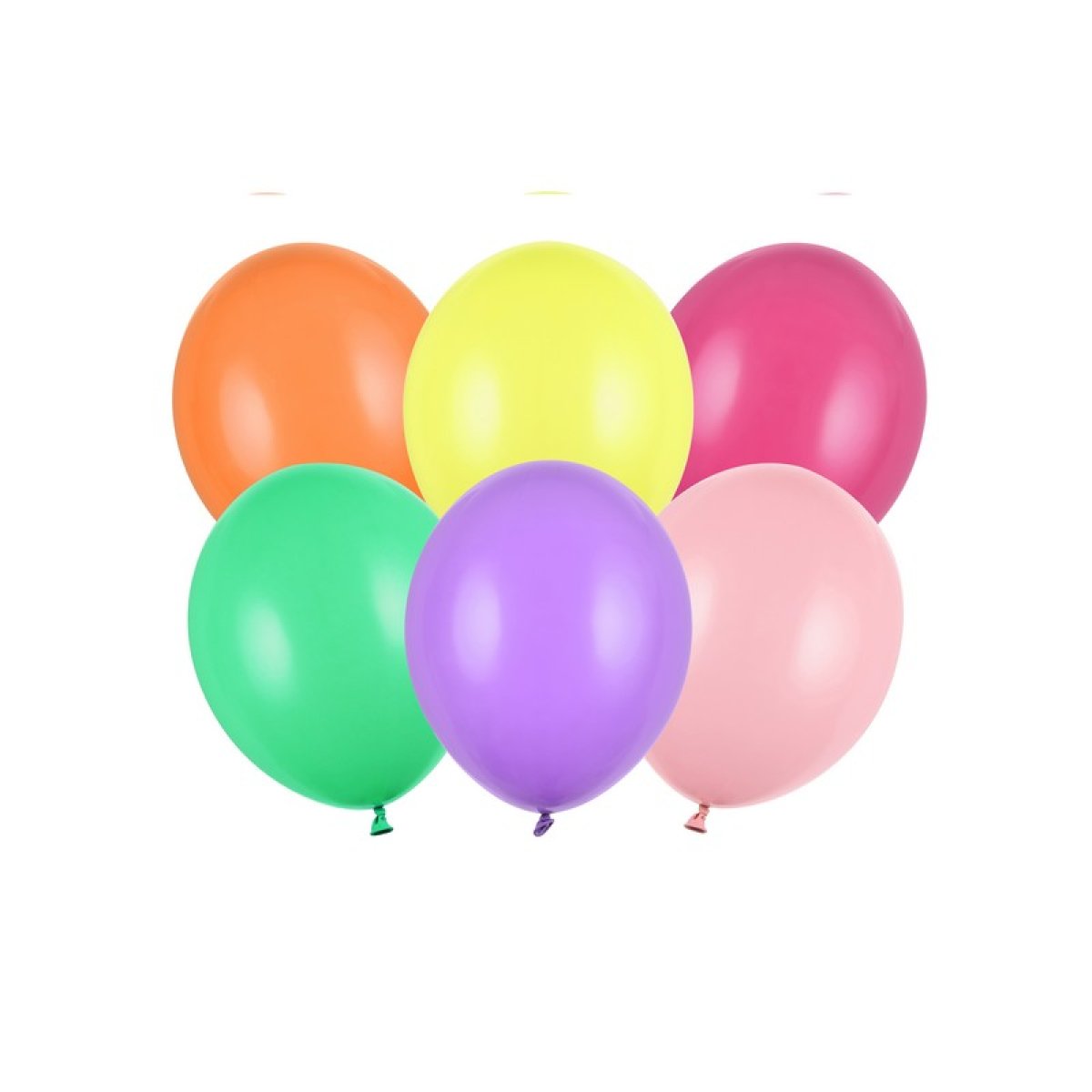 Figurballonger 100-pack Pastell Mix main image 1