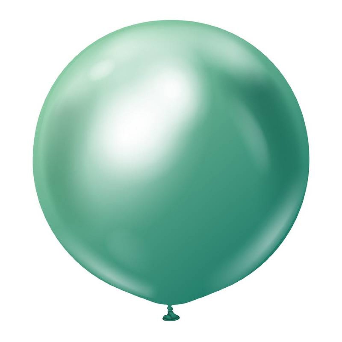 Latexballonger Mettalic Mint grön 30cm, 100-pack main image 1