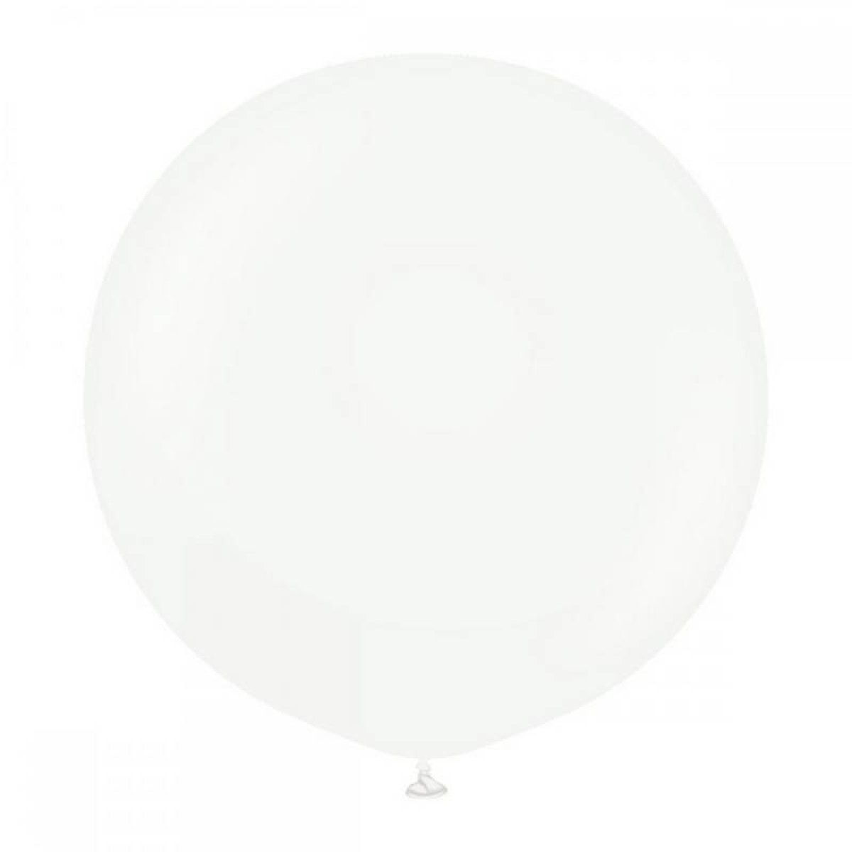 Latexballonger Prickig Vit & Ljusrosa 30cm, 6-pack main image 1