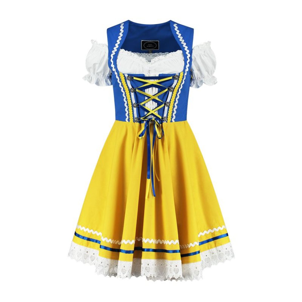 yellow dirndl