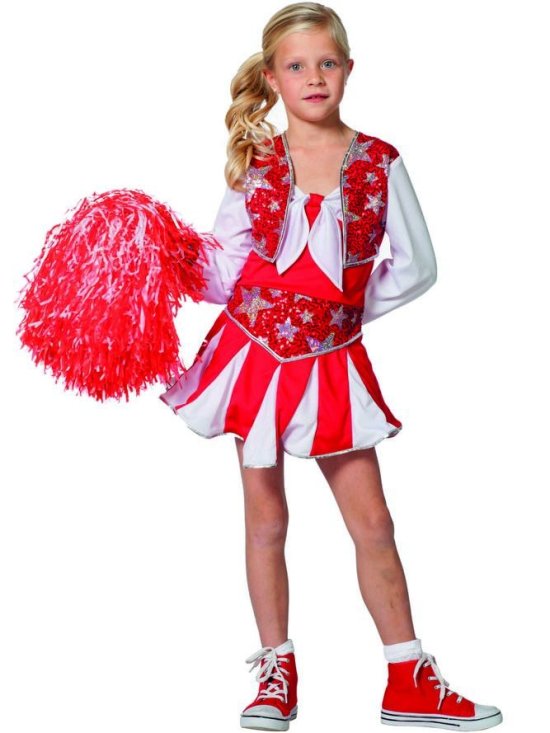 Blodig Cheerleader Barnddräkt