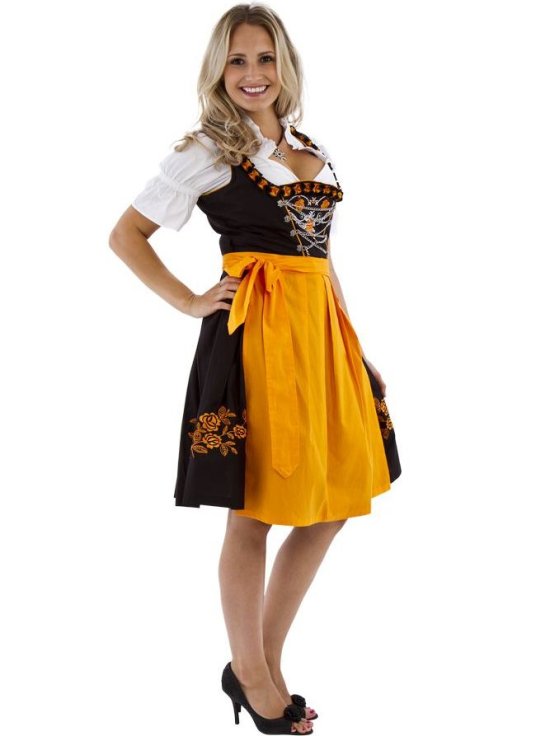 yellow dirndl