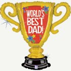 Trofé World's Best Dad Folieballong