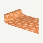 Velour Ginkgo Bordslöpare Terrakotta