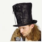 Steampunk Hög Hatt Svart